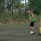 Ukrainian soldiers play soccer just miles from the front line