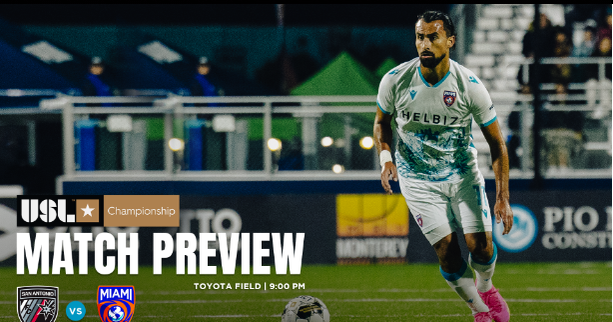 Miami FC to engage in San Antonio FC throughout absent video game Miami FC to engage in San Antonio FC throughout absent video game