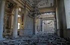 Aftermath of a Russian missile attack in Odesa 