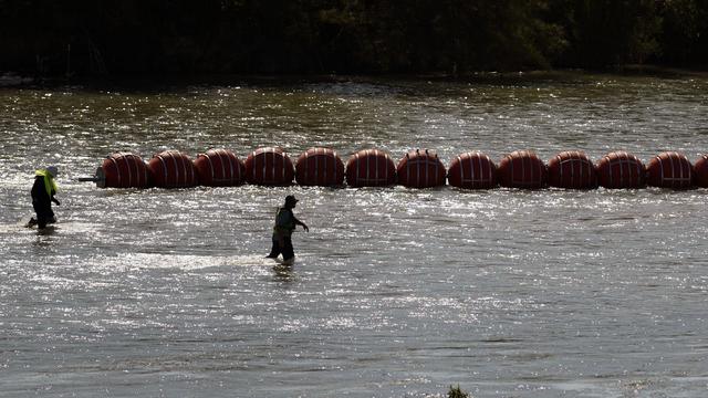 Floating barrier at southern border 