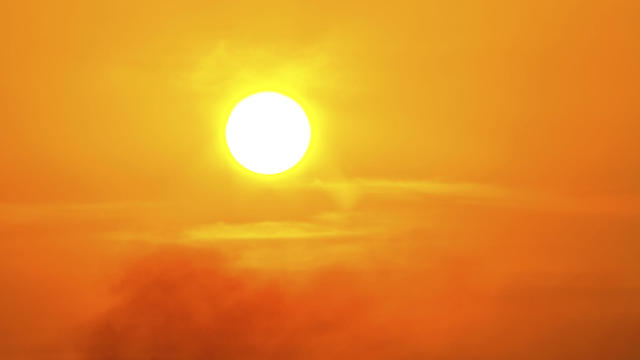 Global warming from the sun and burning, Heatwave hot sun, Climate change, Heatwave hot sun, Heat stroke 