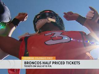 Broncos half-priced tickets go on sale at 10 a.m. Tuesday - CBS