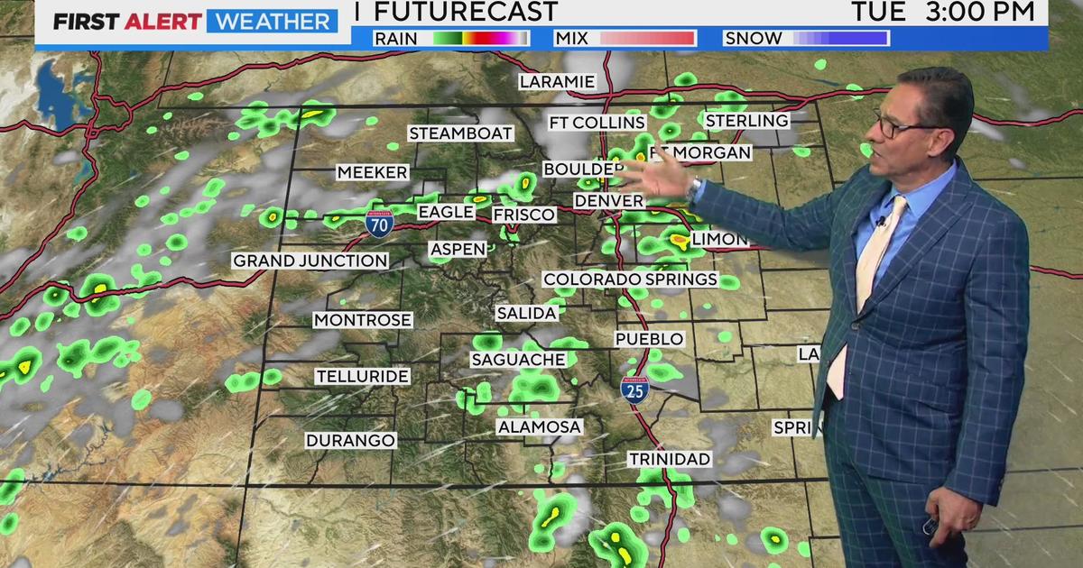 Another scorcher with cooling t-storms coming to the rescue - CBS Colorado