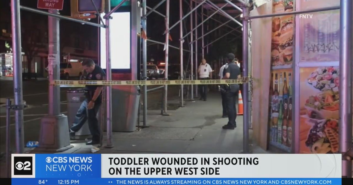 Toddler grazed by stray bullet on Upper West Side - CBS New York