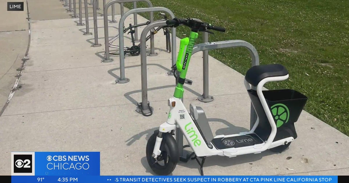 Lime tests new seated scooter in Chicago CBS Chicago