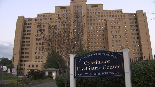 The exterior of Creedmoor Psychiatric Center. 