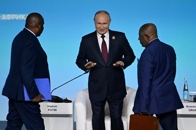 Russian President Vladimir Putin attends Russia-Africa summit in Saint Petersburg 