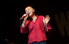 Sinead O'Connor performs on stage 