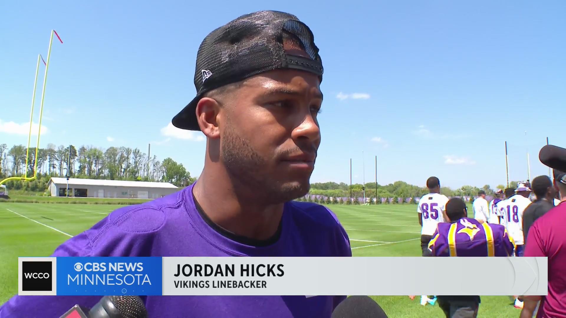Linebacker Jordan Hicks returns to Vikings for 2023 season - CBS