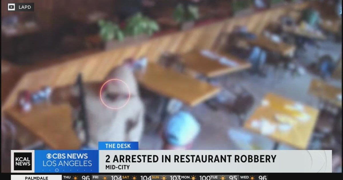Armed robbery caught on camera at Mid-City restaurant; police arrest 2 ...