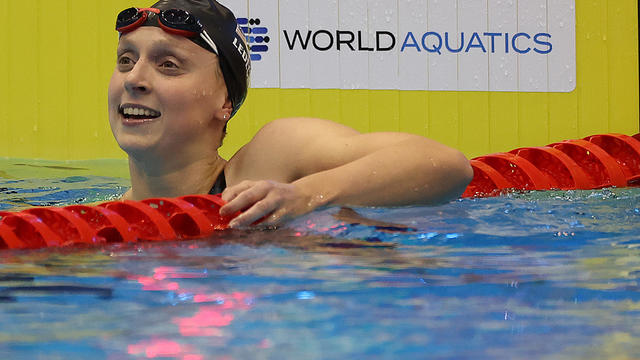 Katie Ledecky at Fukuoka 2023 World Aquatics Championships: Swimming - Day 7 