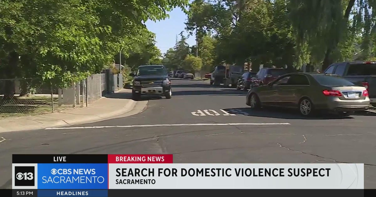 Search continues for domestic violence suspect in Sacramento - CBS ...