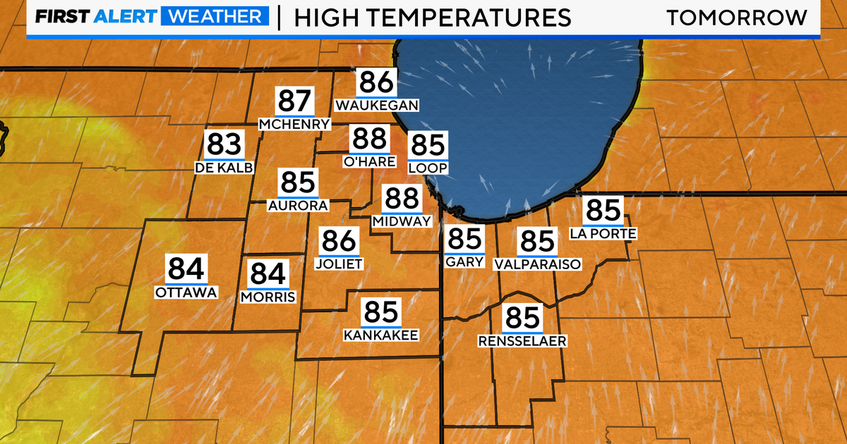 First Alert Weather: Partly cloudy tonight, hotter temps to come - CBS ...