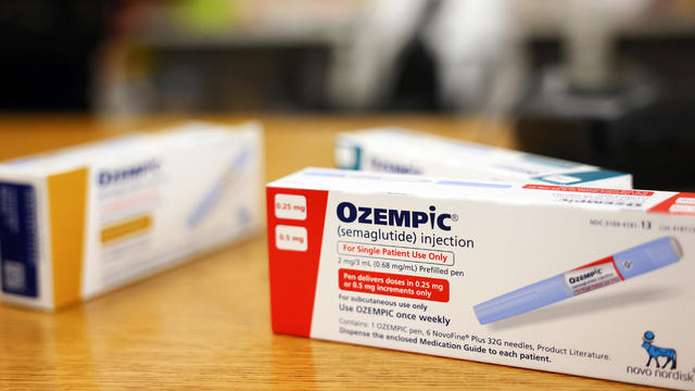 Boxes of the Weight Loss Drug Ozempic 