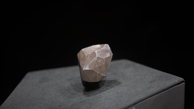 The 555.55 Carat Black Diamond entitled 'Enigma' at London Auctions 