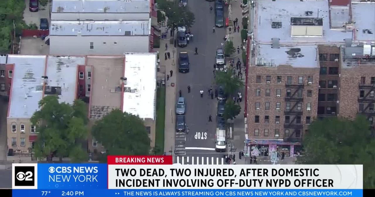 2 dead, 2 treated after officer-involved shooting in the Bronx - CBS ...