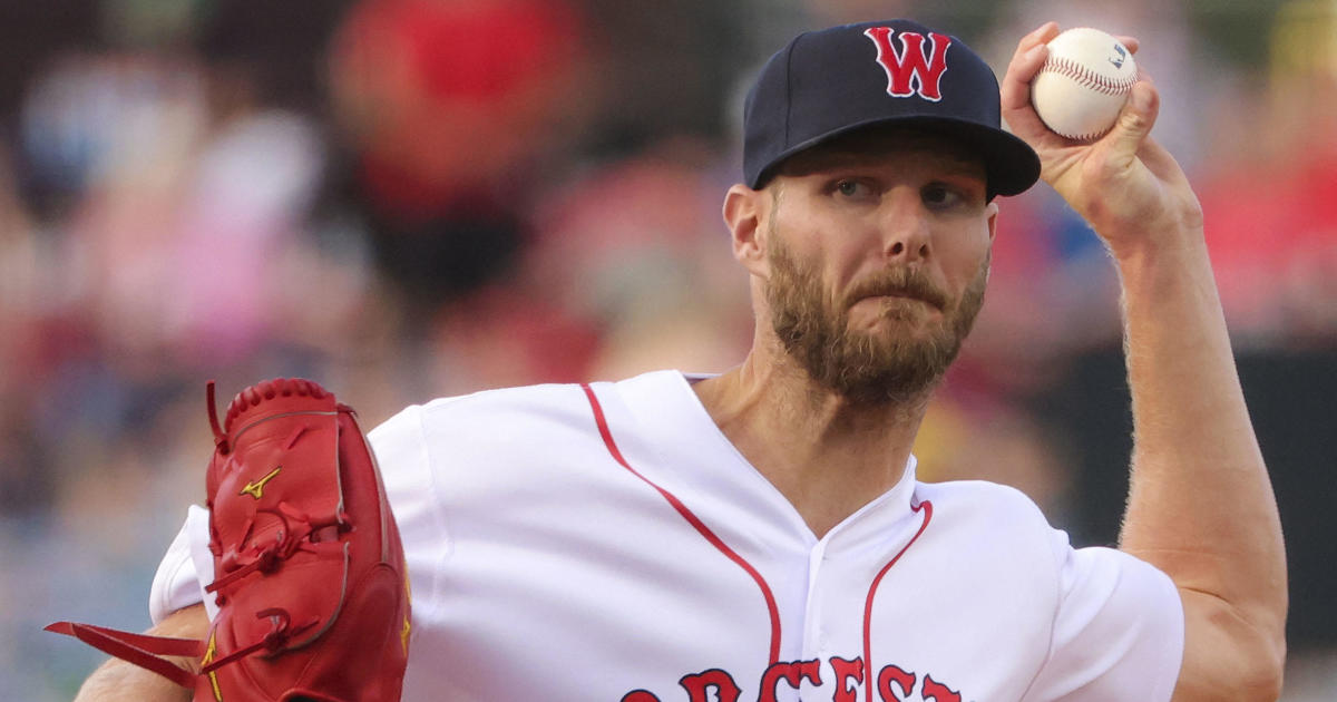 Chris Sale strikes out three over two innings for WooSox in first
