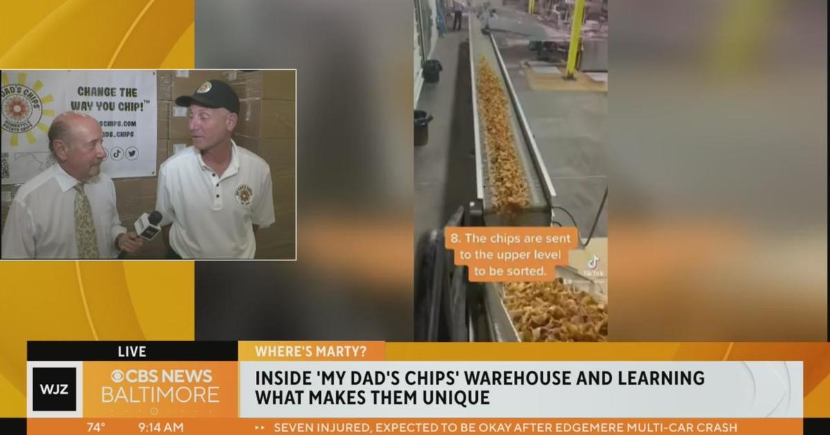 Where's Marty? Getting an inside look at the 'My Dad's Chips' warehouse ...