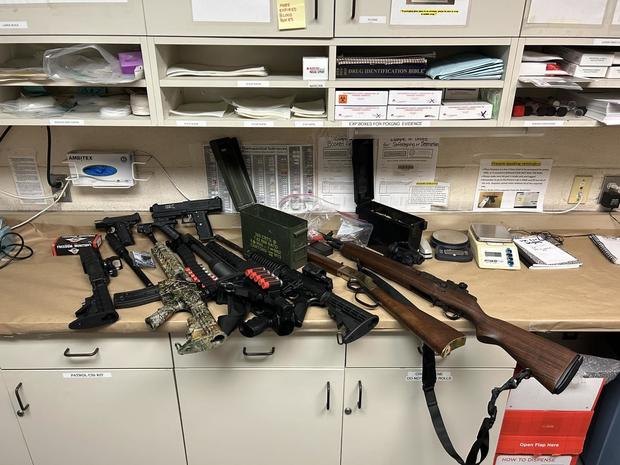 Road rage incident led to suspect being arrested on multiple firearms charges 