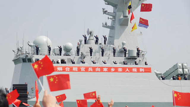 Celebration Activities Held For 74th Birthday Of PLA Navy 