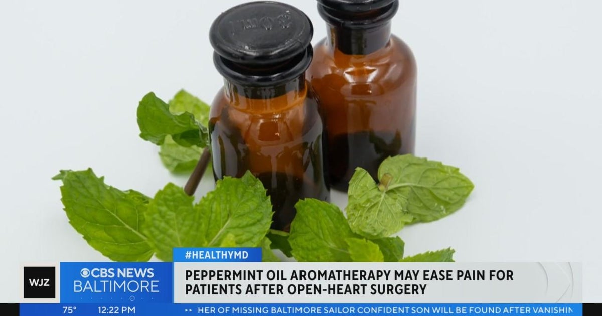 HealthWatch Peppermint aromatherapy could ease pain for patients after