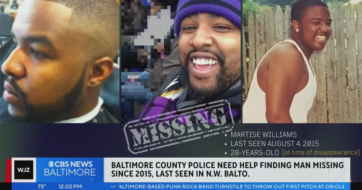 Baltimore County police need help finding man missing since 2015 - CBS ...