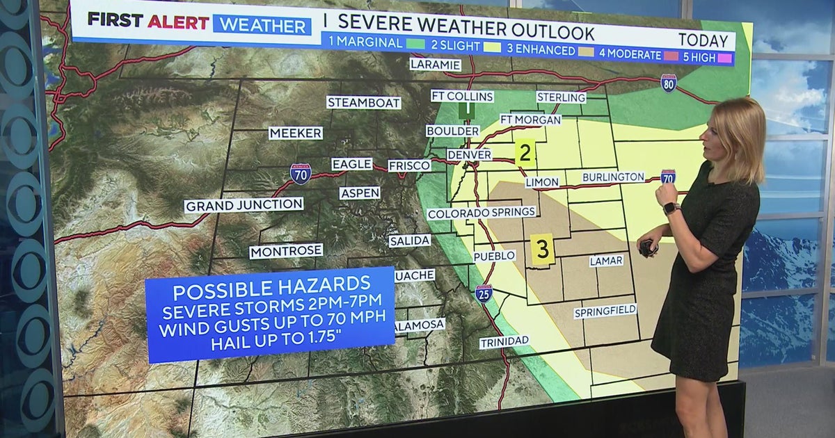 Scattered severe storms develop in Denver metro area and eastern ...