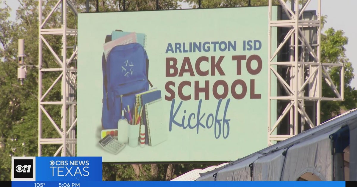 Arlington ISD hosts back to school kick off CBS Texas