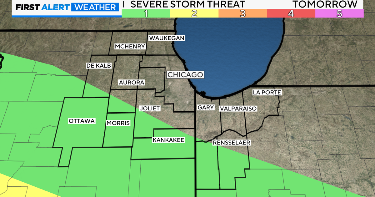 Chicago First Alert Weather: Rain to taper off through evening - CBS ...