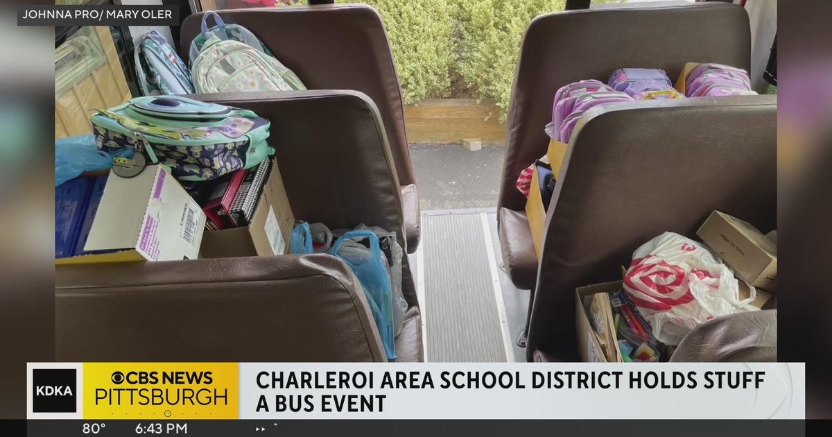 Charleroi Area School District hosts stuffabus event CBS Pittsburgh