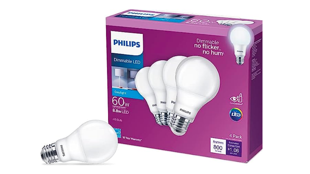 Philips LED Basic Frosted Light Bulb (16-Pack)