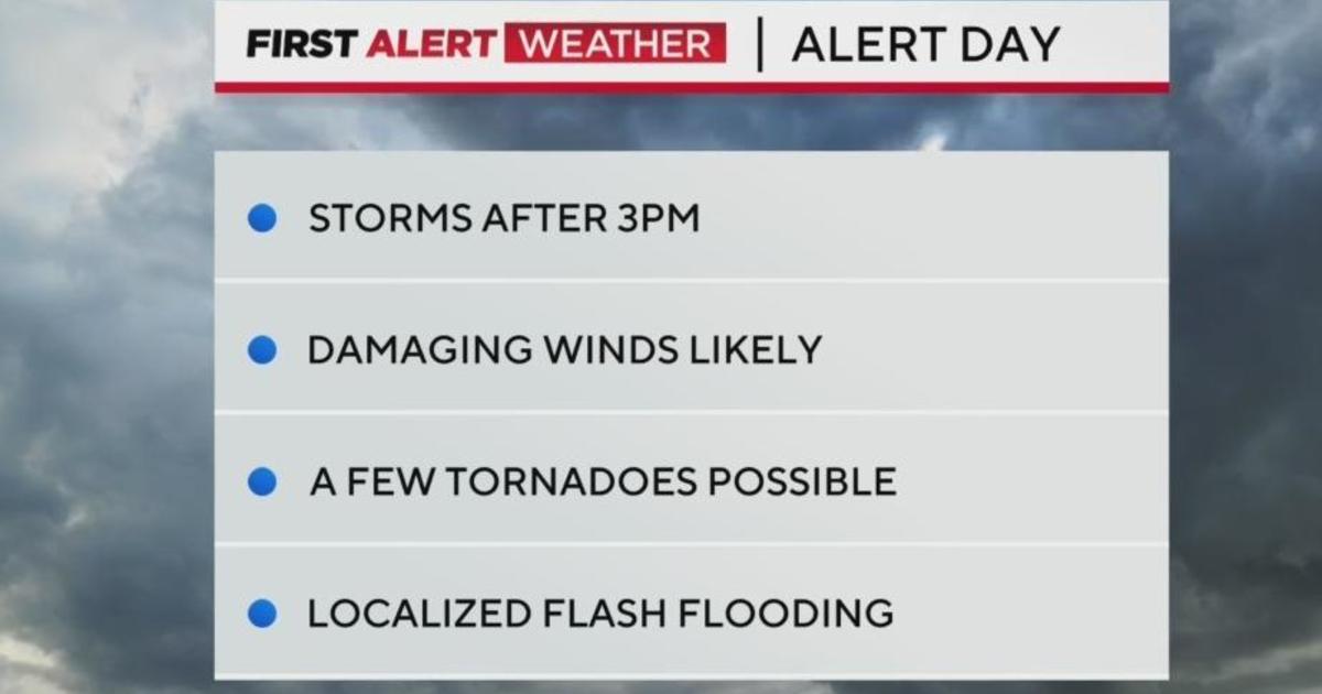 First Alert Forecast: Tornado Watch in effect for much of Maryland until 9 p.m.