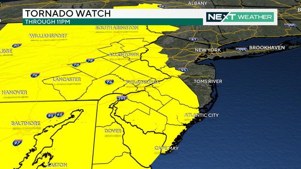 NEXT Weather: Severe storms likely in Philadelphia Monday evening 