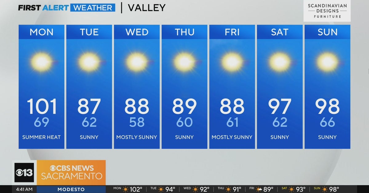 Monday morning weather forecast - Aug. 7, 2023
