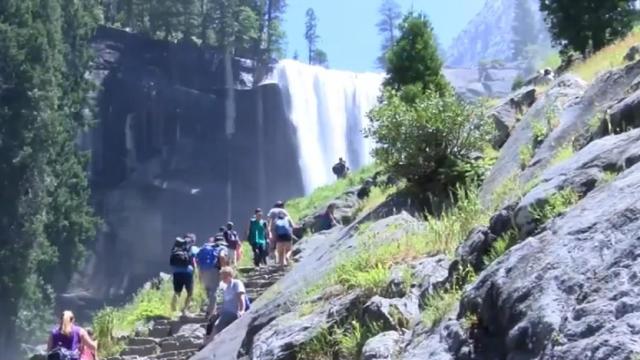 More Yosemite hikers knocking down man-made rock formations along the trails 