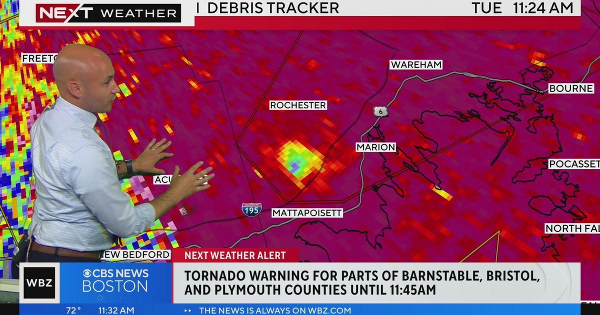 Potential tornado seen on radar in area of Mattapoisett and