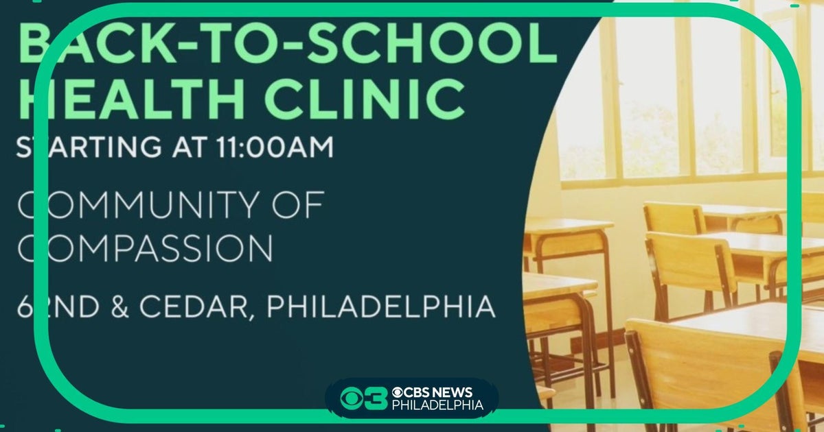 CHOP hosting Community Health Partnership backtoschool clinic CBS
