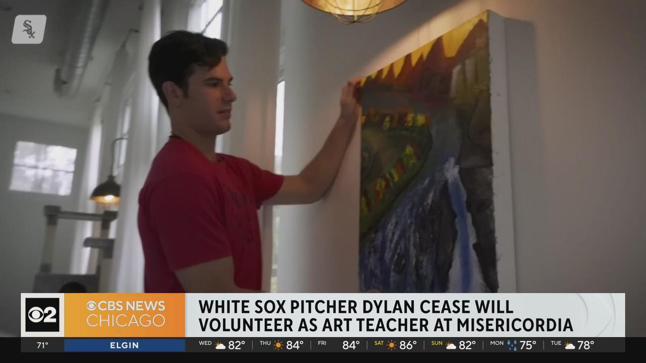 Dylan Cease to volunteer as art teacher at Misericordia - CBS Chicago