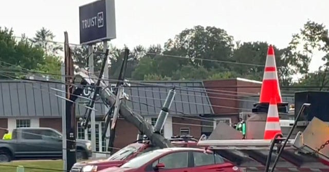 At least 2 dead after powerful storms sweep east - CBS News