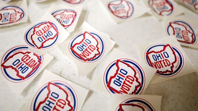 "I voted" stickers 