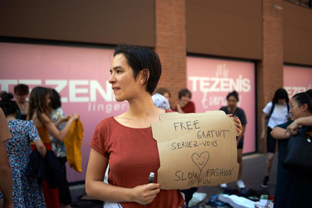 XR Activists Protest Against A SHEIN Pop-up Store 