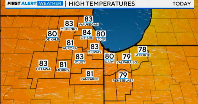 Chicago weather forecast hour by hour for August 10 CBS Chicago