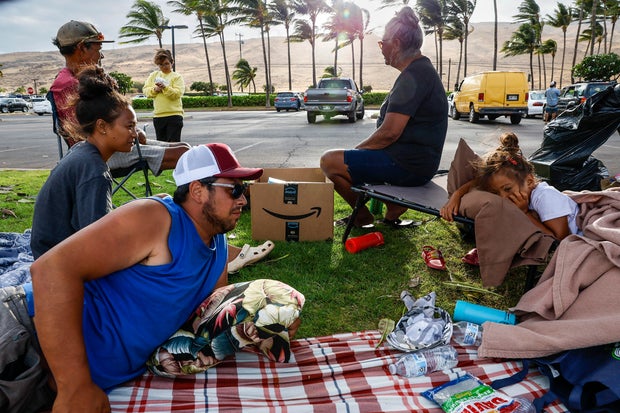 Lahaina evacuees wait to return,