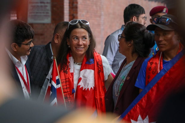 Climber Kristin Harila responds after critics accuse her of walking over dying sherpa to set world record