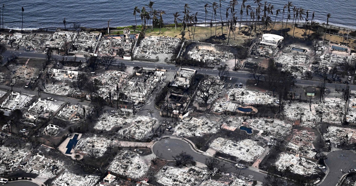 Maui fires: Photos show the devastation in Lahaina - CBS News