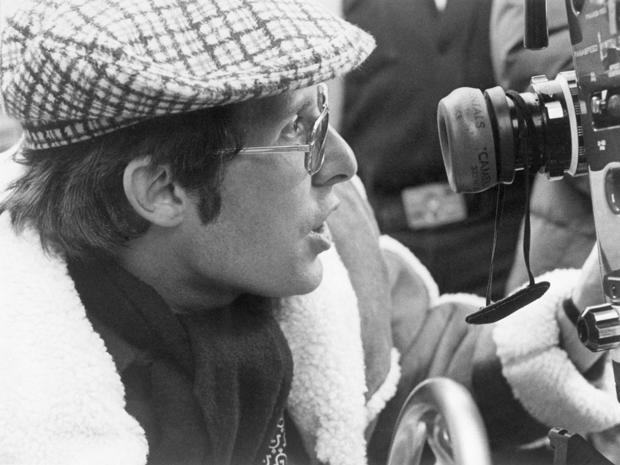 Director William Friedkin Looking Through Camera 
