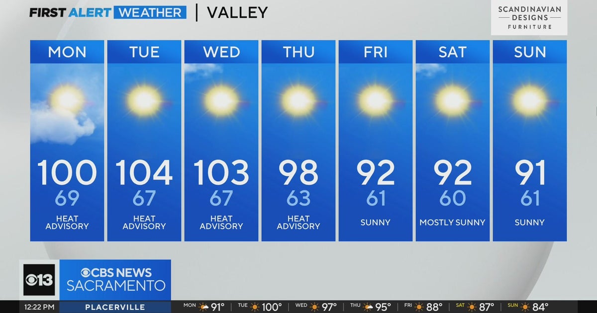 Monday afternoon weather forecast - Aug. 14, 2023