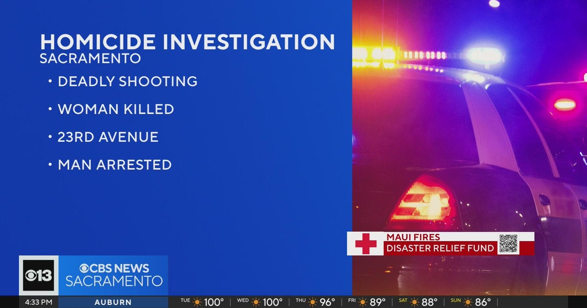 Woman killed in shooting on 23rd Avenue in Sacramento