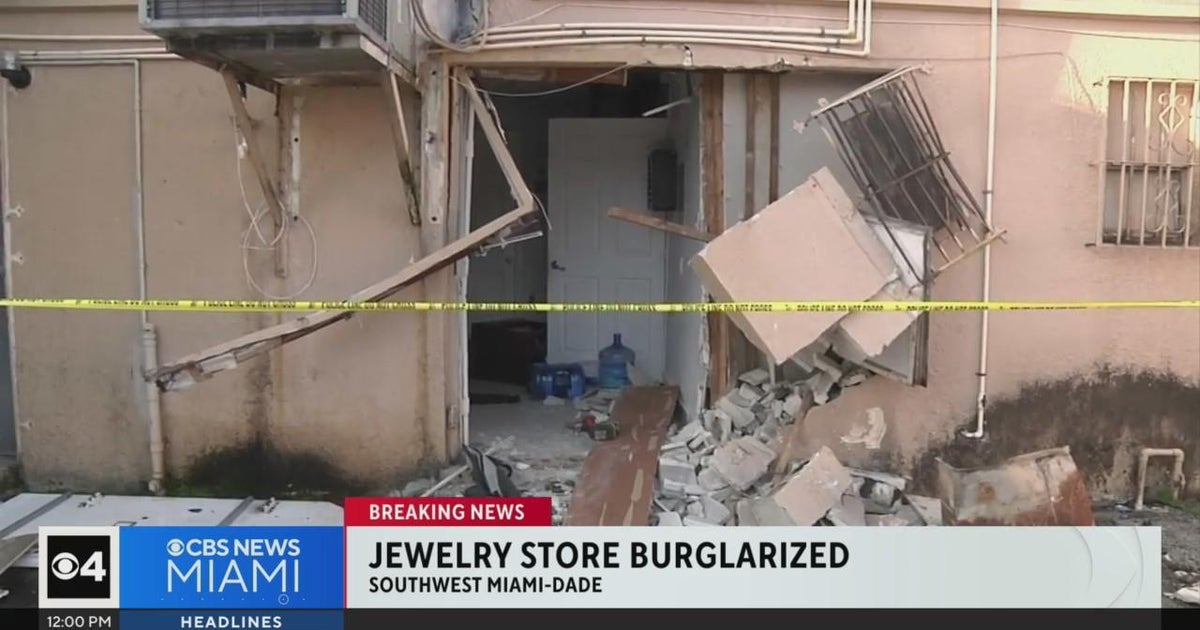 Southwest Miami-Dade jewellery shop broken into