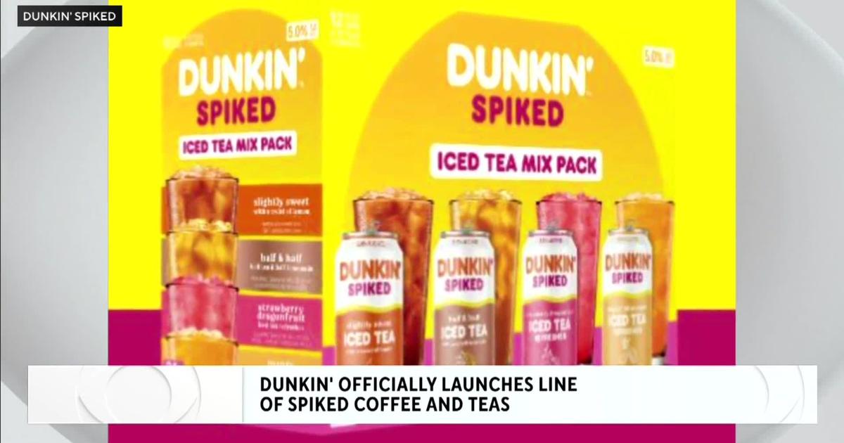 Dunkin’ unveils lineup of boozy iced coffee, tea